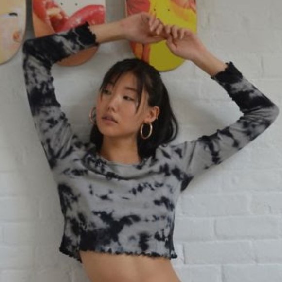 Urban Outfitters Tops - UO Truly Madly Deeply Tie-Dye Baby Tee